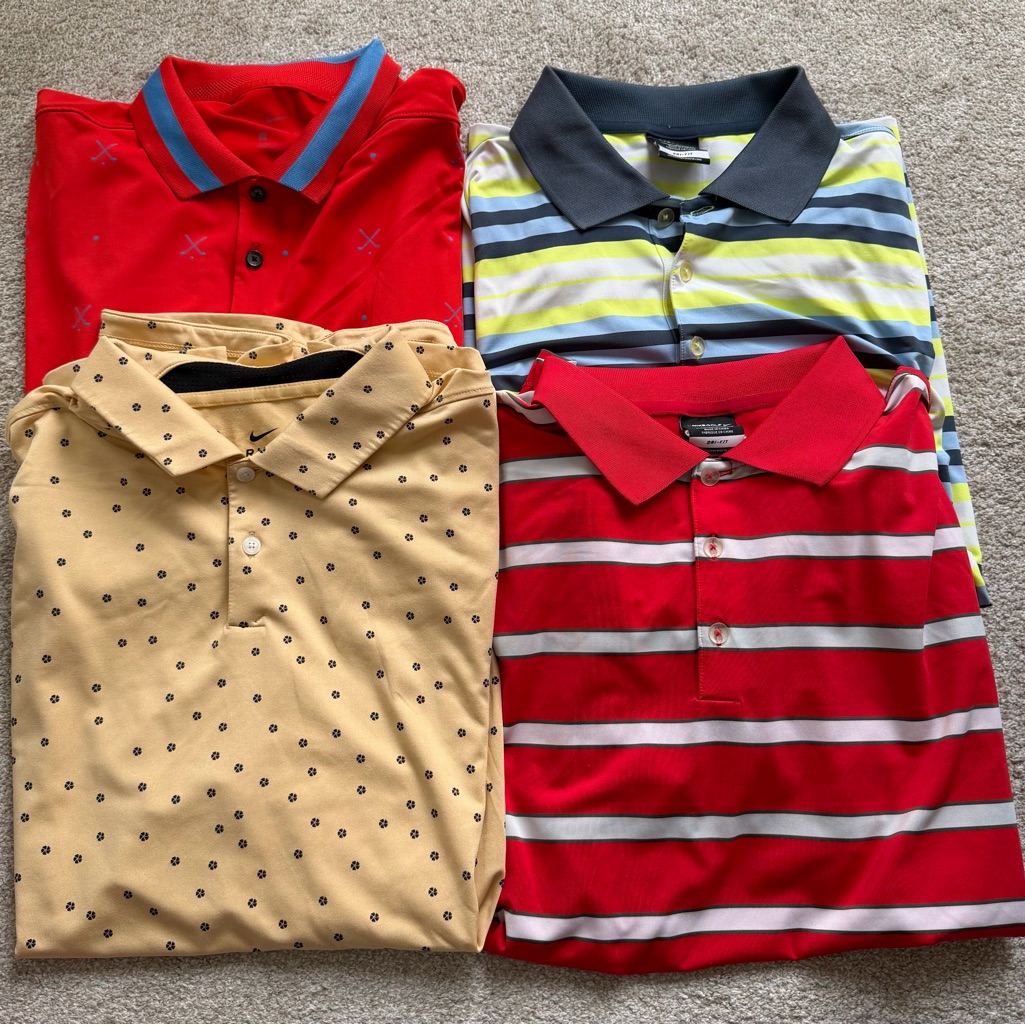 Nike Mens Polo Short Sleeve Shirts
